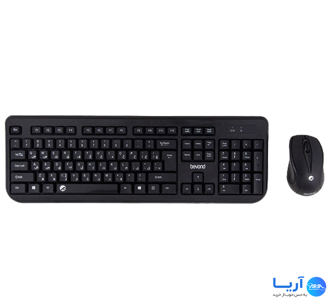 کیبورد و ماوس بی سیم بیاند مدل BEYOND BMK-3838 RF نمای ۲