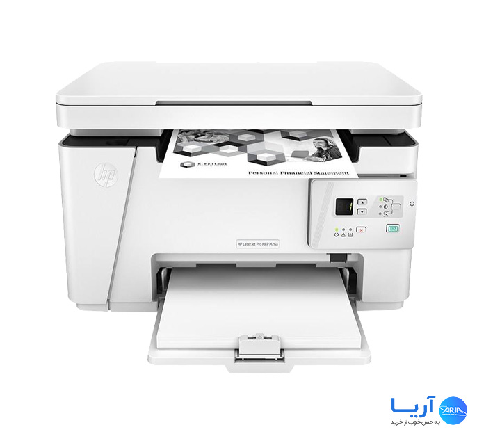 پرینتر چندکاره لیزری اچ پی مدل LaserJet Pro MFP M26a نمای ۲