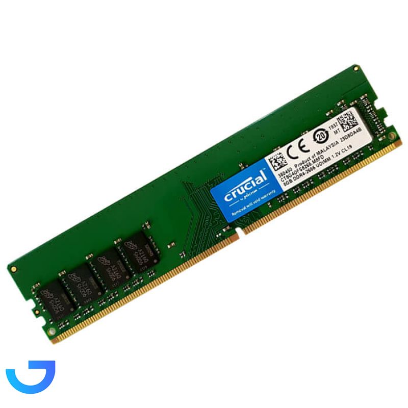 قیمت و خرید رم کامپیوتر کروشیال 4GB DDR4-2666MHz UDIMM تک کاناله CL19 | فروشگاه آریا