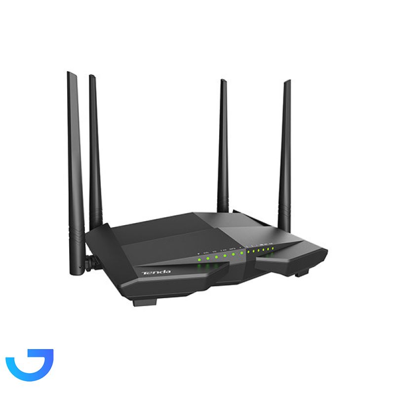 مودم روتر VDSL/ADSL بی‌سیم AC1200 تندا مدل V12 نمای ۲