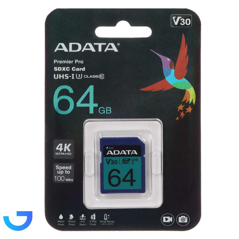 قیمت و خرید کارت حافظه ای دیتا پرایمر پرو SDXC مدل UHS-I U3 Class 10 4K Ultra HD ظرفیت 64 گیگابایت | فروشگاه آریا