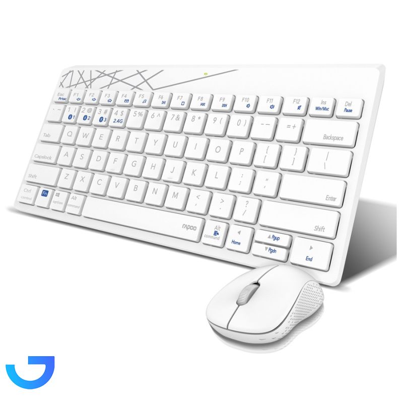 قیمت و خرید ست مینی کیبورد و ماوس بی سیم رپو مدل 8000M | فروشگاه آریا